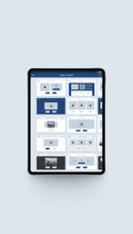 Sélection de modèles métiers sur tablette
